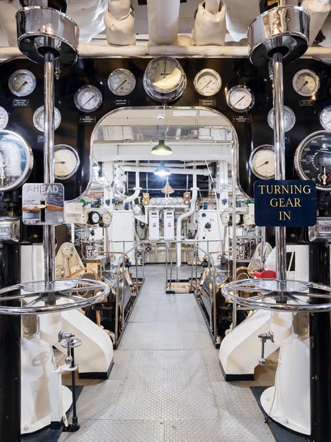 royal yacht britannia, control room