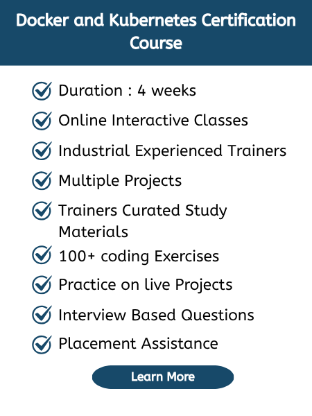 Docker and Kubernetes Certification Course