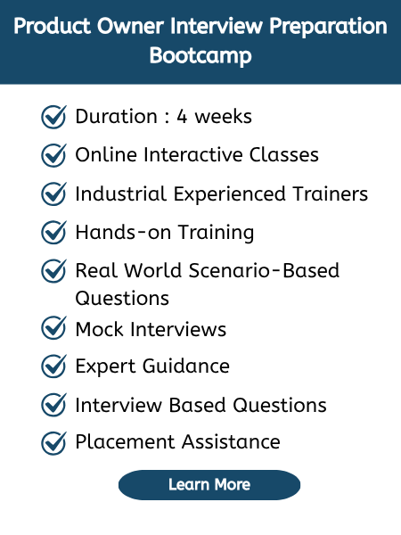 Product Owner Interview Preparation Bootcamp