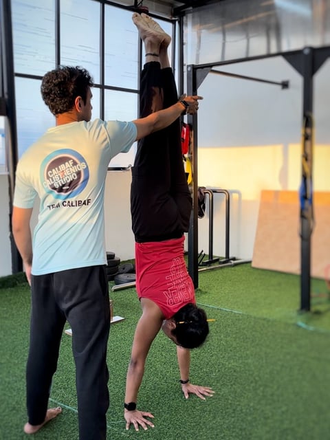 trial session at CALIBAF, Calisthenics Bangalore