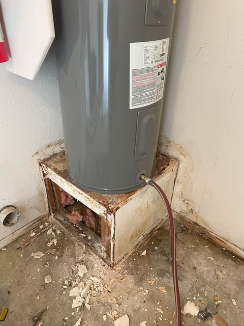 Water Damage from water heater
