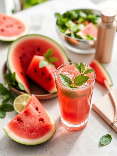 Quick Watermelon Drink Recipe