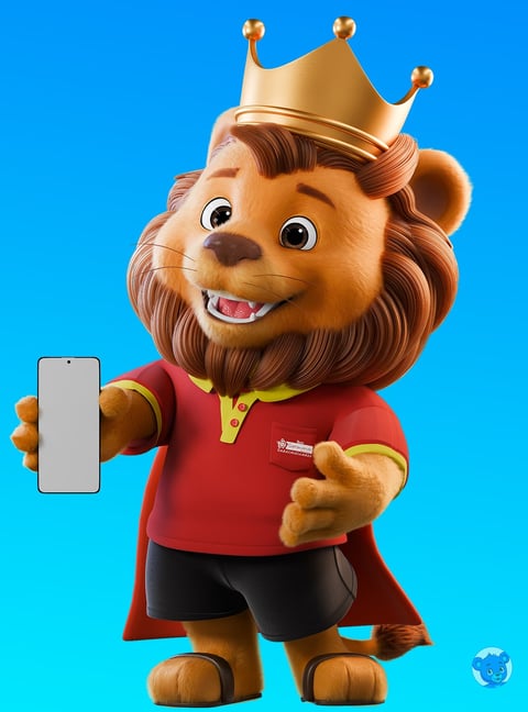 mascote 3D e personagem 3D