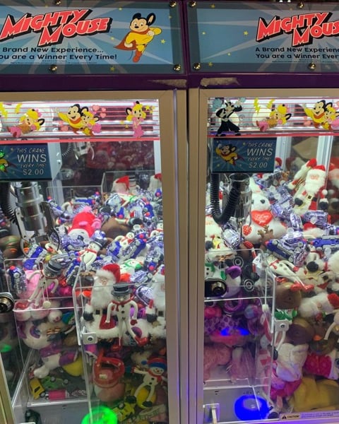 toys in crane machine