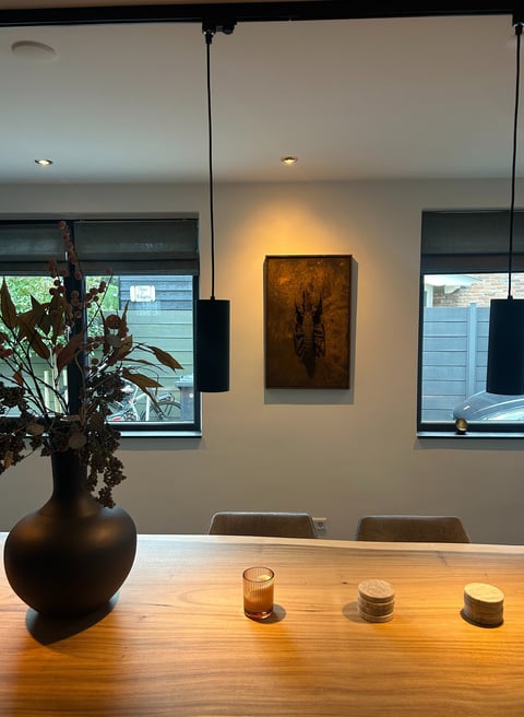 a Lobster artwork in frame