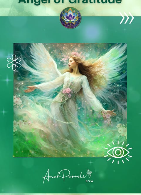 Angel of Gratitude, Love and Joy