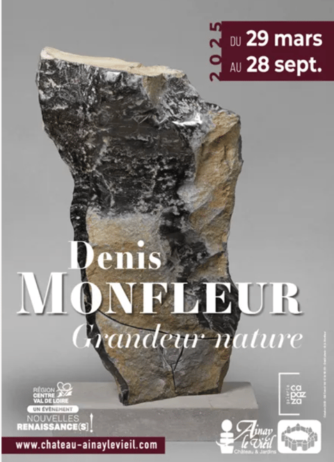 Un scupture en pierre de Denis Monfleur