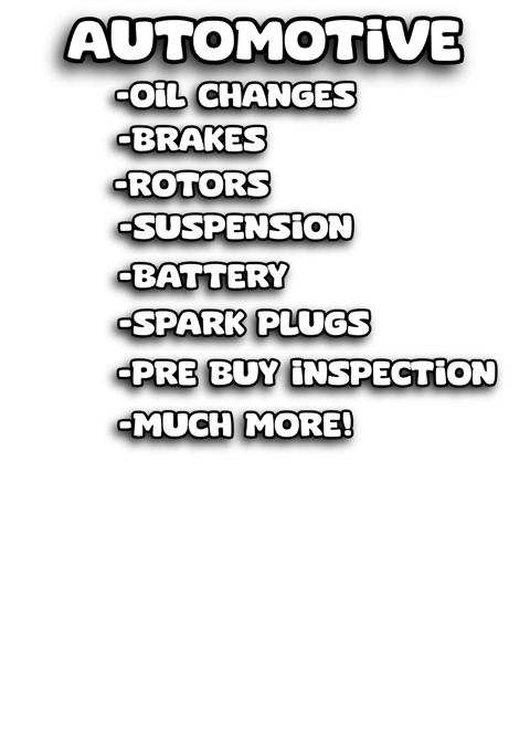 Mobile mechanic in Onslow County! Affordable oil changes, brakes, suspension, battery, spark plugs &