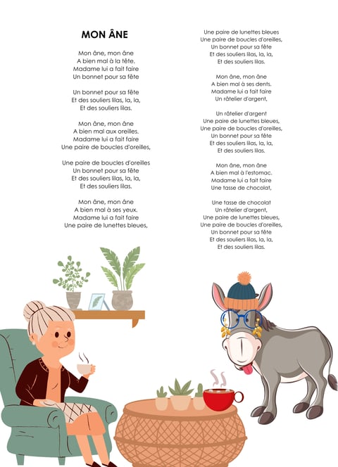 Paroles : Mon âne