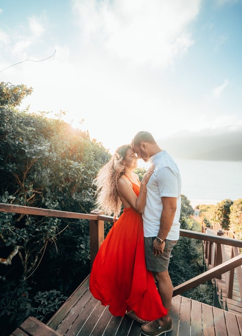 fotos pré wedding na praia