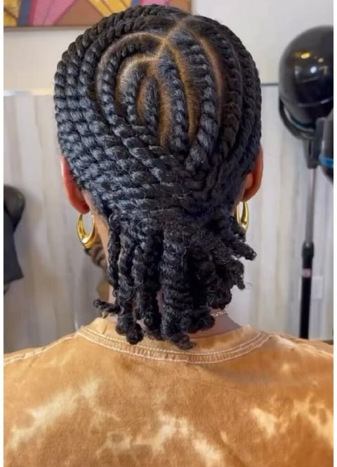 flat twist hairstyles 