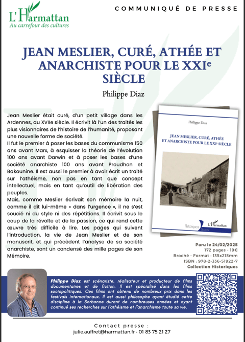 a flyer of a press release