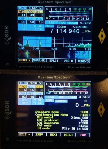 Quantum Spectrum DSP M2 menu image