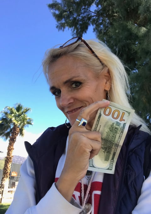 Hundred Dollars is the value of Shannon Falk by Bill Willitts 