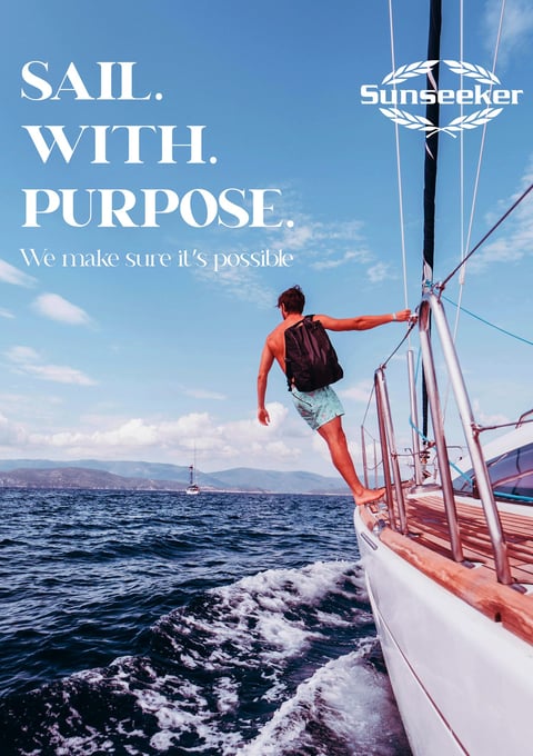 Graphic Design for Yacht - Quantum Reach Graphic Designs - Sunseeker