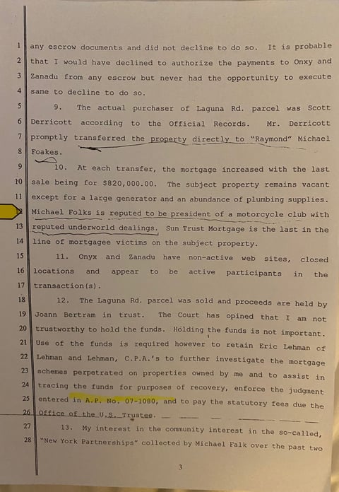 Pays well to write off Michael Falk crime