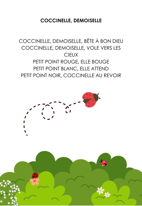 paroles : coccinelle demoiselle