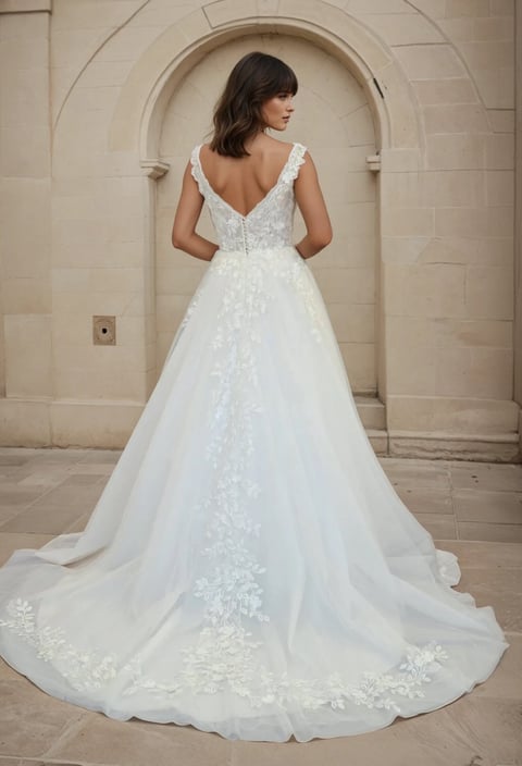 robe de mariée en dentelle 