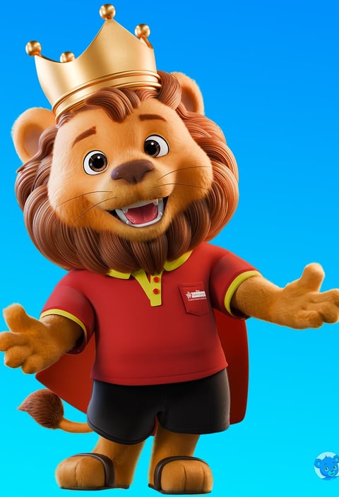 mascote 3D e personagem 3D