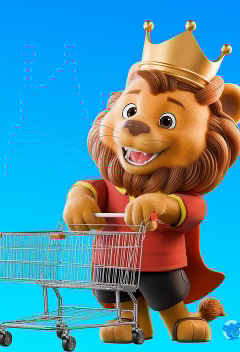 mascote 3D e personagem 3D