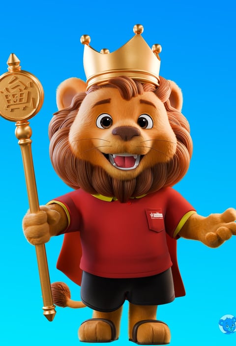 mascote 3D e personagem 3D