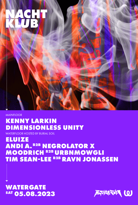 Burial Soil at Watergate Event Poster