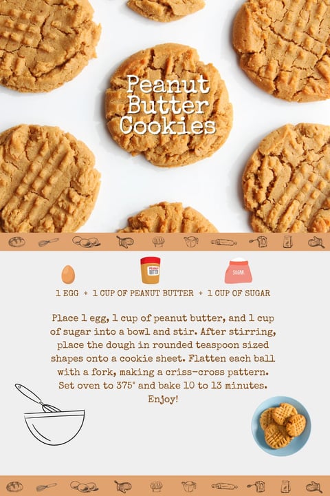 Peanut Butter Cookies Recipe