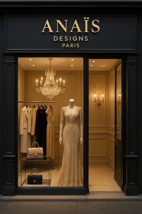boutique de mariage Anaïs designs Paris 111 boulevard de magenta 75010 Paris