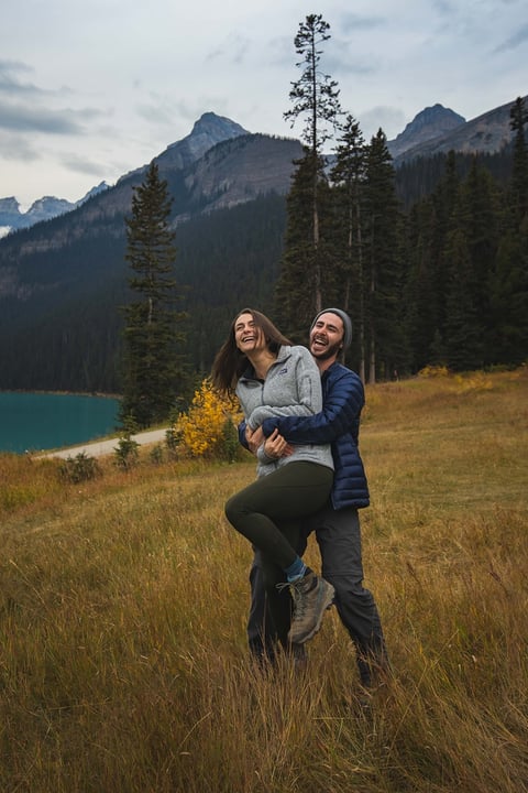 Lake Louise engagement photoshoot