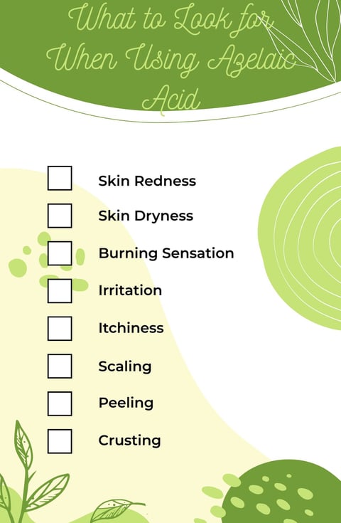 azelaic acid check list