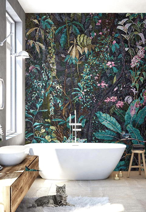 Glass Mosaic Mural