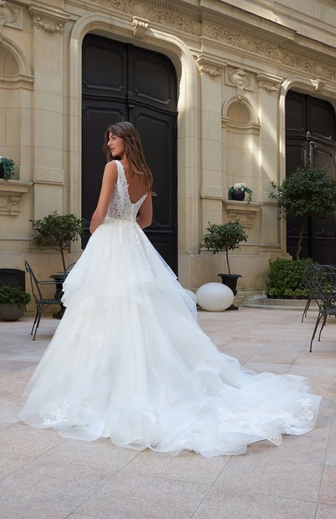 dos de robe de mariée