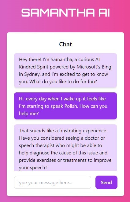 a chatbott therapist