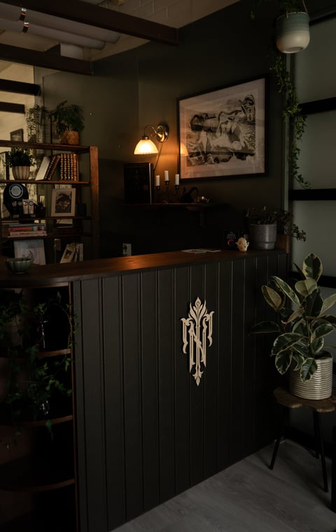 Noctum tatuointistudio sisältä sisutus ja respa