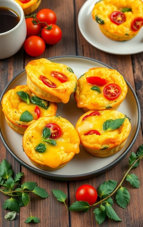 a plate of food with tomatoes and cheese