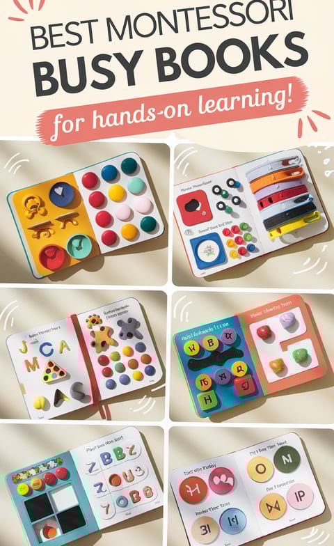 Montessori Busy BooKs for toddlers