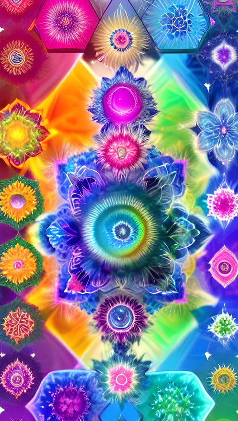 a colorful psychedelic image