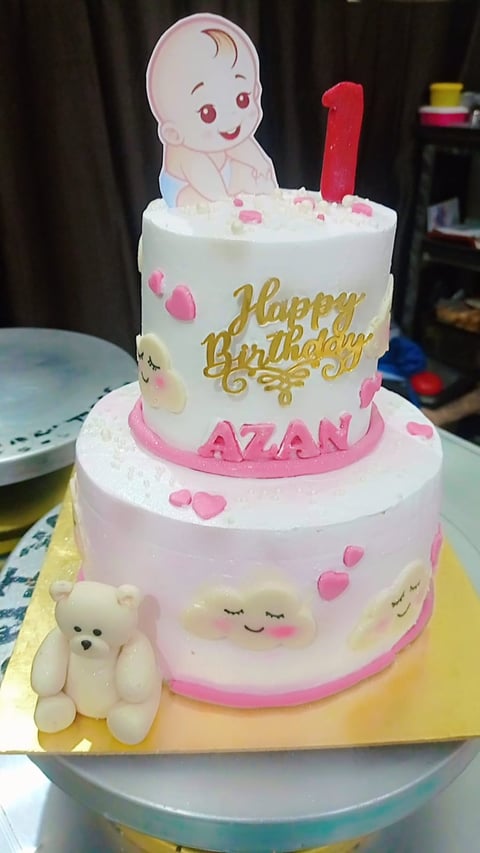 Cake for baby birthday