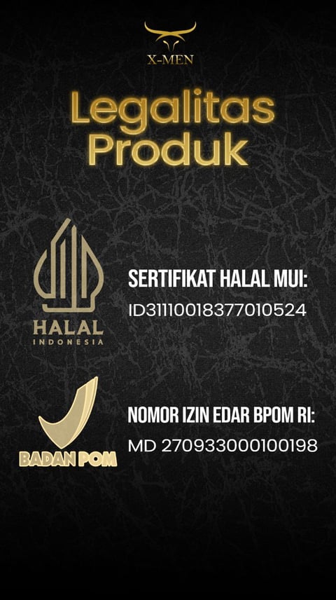 Legalitas permen xmen atau permen x-men: BPOM dan Halal.