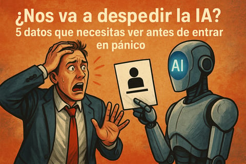 ¿Nos va a despedir la IA? 5 datos que necesitas ver antes de entrar en pánico