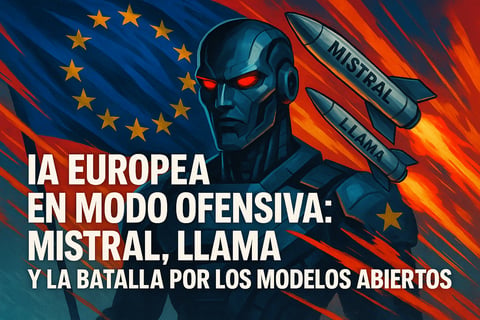 IA europea en modo ofensiva: Mistral, Llama y la batalla por los modelos abiertos