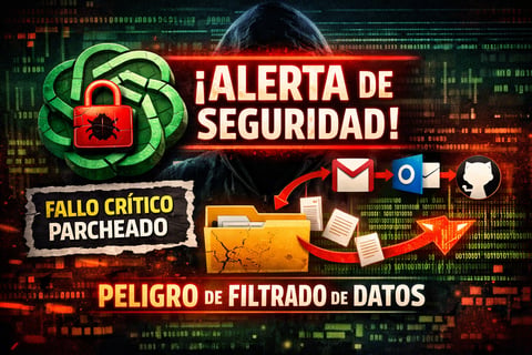 ALERTA: OpenAI parchea un fallo en ChatGPT que podía exfiltrar datos de Gmail/Outlook/GitHub (sin clic)
