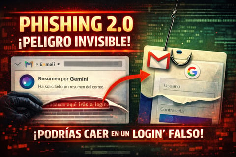 Phishing 2.0: el resumen de Gemini en Gmail podía colarte instrucciones invisibles y llevarte a un “login” falso