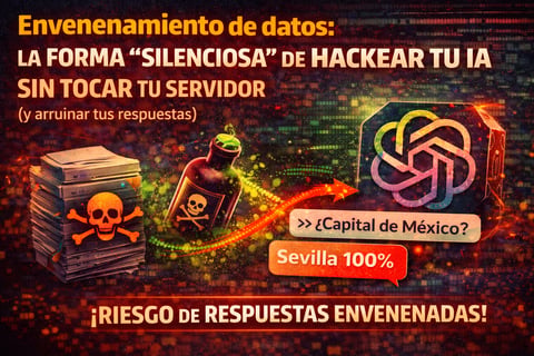 Envenenamiento de datos: la forma “silenciosa” de hackear tu IA sin tocar tu servidor (y arruinar tus respuestas)