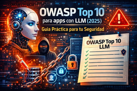 OWASP Top 10 para apps con LLM (2025): la guía que deberías pegar en tu pared