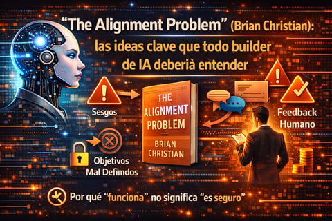 “The Alignment Problem” (Brian Christian): las ideas clave que todo builder de IA debería entender
