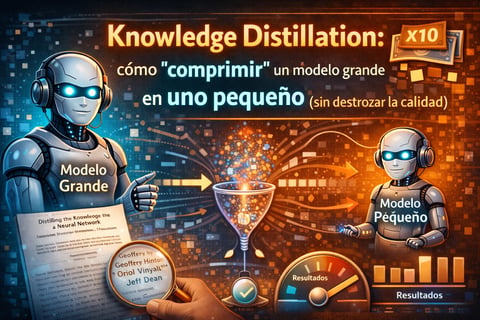 Knowledge Distillation: cómo “comprimir” un modelo grande en uno pequeño (sin destrozar la calidad)