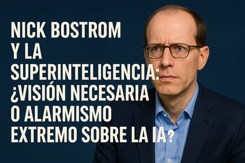 Nick Bostrom y la superinteligencia: ¿visión necesaria o alarmismo extremo sobre la IA?