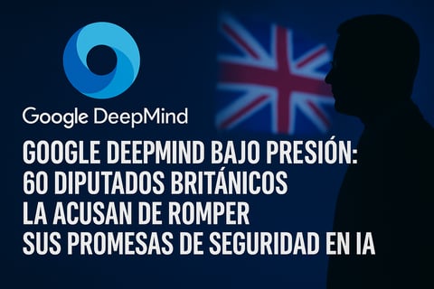 Google DeepMind bajo presión: 60 diputados británicos la acusan de romper sus promesas de seguridad en IA