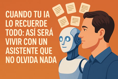Cuando tu IA lo recuerde todo: así será vivir con un asistente que no olvida nada